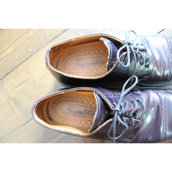 Johnston Murphy Signature Series Burgundy Leather Brogue Shoes Size 8.5 main image 5